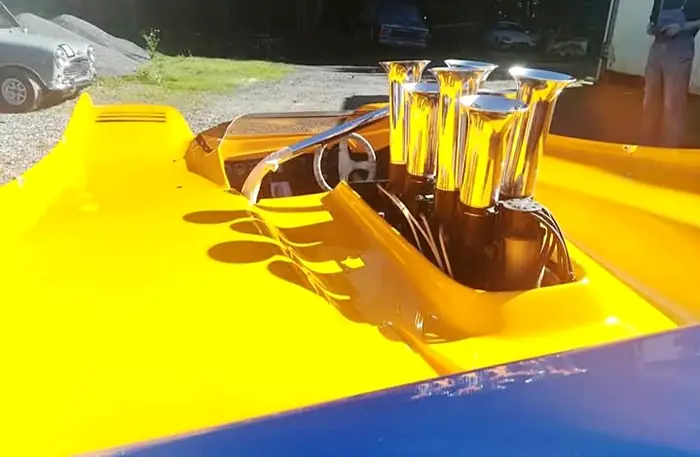 Admission moteur de McLaren Can-Am